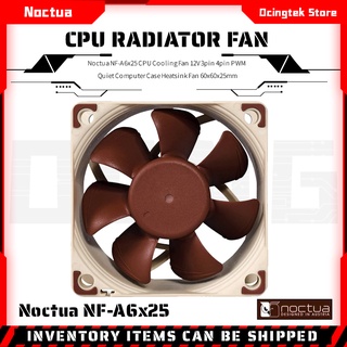 Noctua NF-A6x25 พัดลมระบายความร้อน CPU 3pin 4pin PWM 60x60x25 มม. สําหรับคอมพิวเตอร์