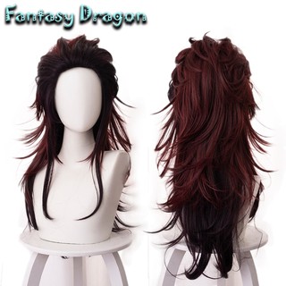 [Fantasy Dragon Store] Anime Demon Slayer Kimetsu no Yaiba Kamado Tanjirou Cosplay Costume Demon Slayer Tanjirou Cosplay