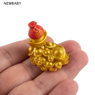 Newbaby เครื่องประดับฮวงจุ้ยนําโชค สีทอง สําหรับตกแต่งบ้านตุ๊กตา