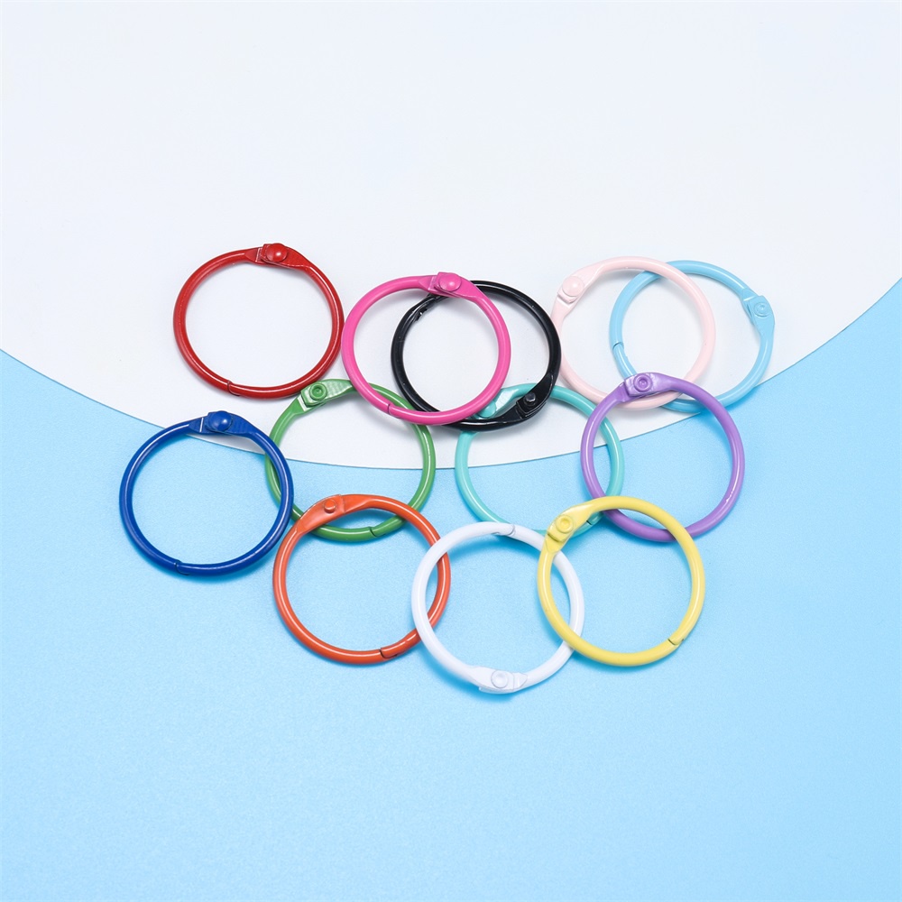 พวงกุญแจสีลูกกวาด/หัวเข็มขัดเปิด (10pcs/lot 30mm)