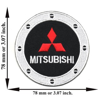 ตัดรีด ตัวรีดติดเสื้อ อาร์มปัก ติดเสื้อปัก ปักเสื้อ DIYลาย mitsubishi