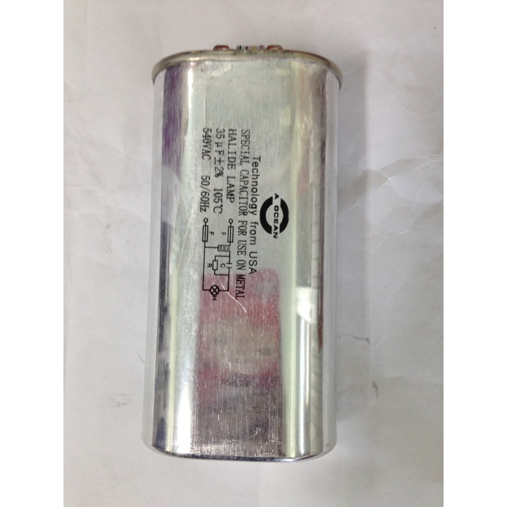 คาปา ซิเตอร์ เลสแบนใช้หลอดไฟ1000W/220VSpecial CAPACOTOR FOR USA ON METAL HALIDE LAMP35uF+2%105องศาเซ