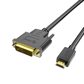 OWIRE สายแปลงสัญญาณ HDMI to DVI ใช้งานได้ 2 ทิศทาง DVI to HDMI เคเบิ้ล DVI to HDMI 1080P