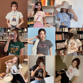 พร้อมส่ง! stylist_shop | top741 Animal Series Tee by Stylist Mini oversize