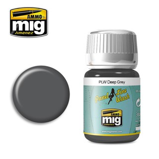 Ammo By MIG - AMIG1602 PANEL LINE WASH DEEP GREY