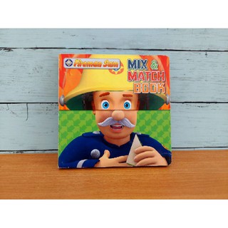 Board Book : Fireman Sam Mix&amp;Match Book มือสอง