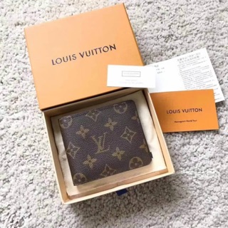 Lv wallet mono (Hiend) หนังแท้ นิ่มสวยมาก