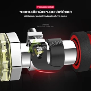 Cobbe บาร์โหนดึงข้อ บาร์โหนติดประตู ปรับได้ 60-100 cm ที่โหนบาร์ Chinup Bar สำหรับดึงข้อ ยืดกล้ามเนื้อ ไม่ต้องเจาะ