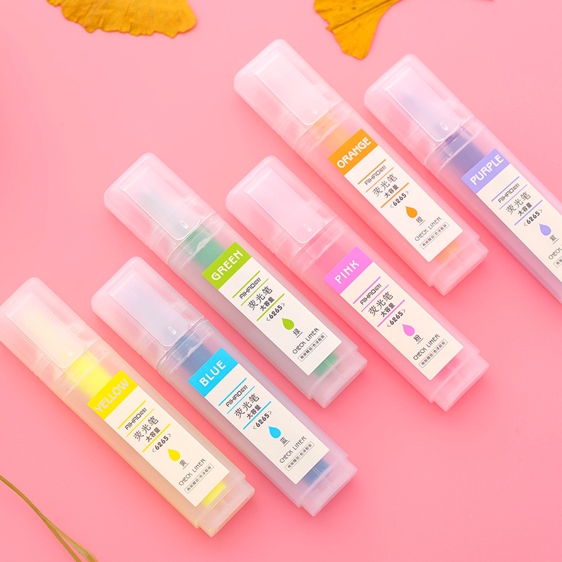 🖌ปากกาไฮไลต์ ปากกาเน้นข้อความยอดฮิต ปากกาสีสดใส เครื่องเขียนจดบันทึก💛💚💜💙💕 - รูปที่ 4