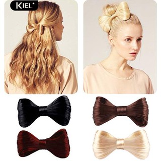 ※แฟชั่นผมเป็ด Bill Clip สังเคราะห์ไฟเบอร์ Bowknot เสริมผมปาร์ตี้