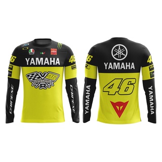 MOTOSHIRT YAMAHA YA-C05-20 เสื้อขี่มอเตอร์ไซต์ MOTOGP เสื้อคอกลมแขนยาว