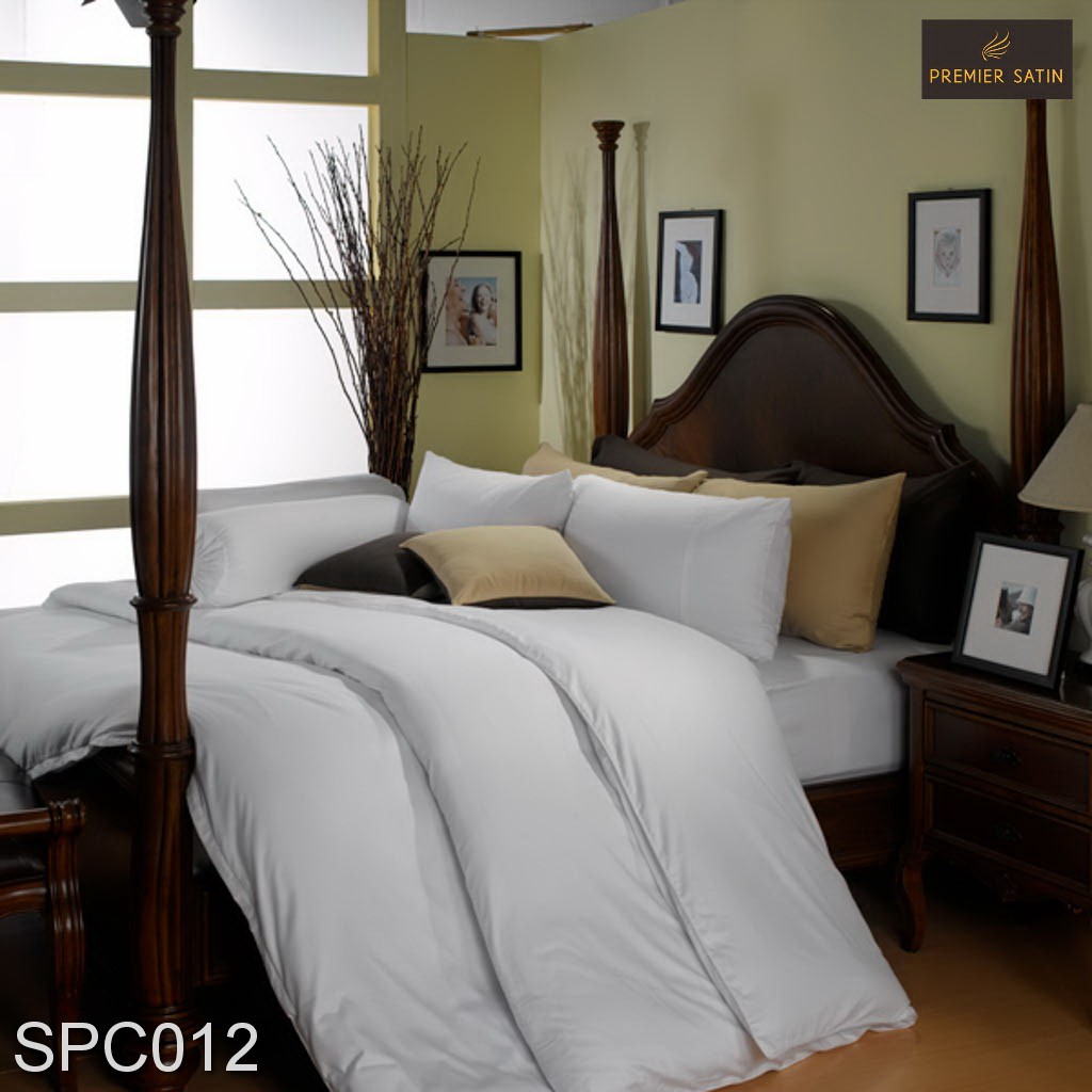 Royal Touch ผ้านวม100x90 คิงไซด์ Cotton sateen 100% นุ่มลื่นเงางามดุจไหม ป้องกันไรฝุ่น Set.4