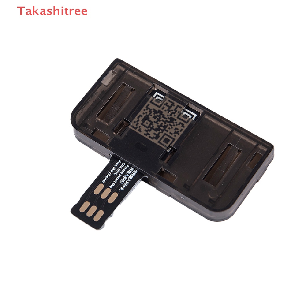 (Takashitree) อะแดปเตอร์ซิมการ์ด เครื่องอ่านการ์ด SIM สําหรับ iOS Phone5/6/7/8/X(Plug&Play)