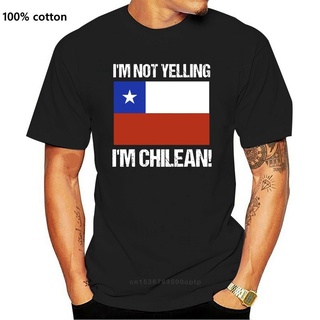 เสื้อยืด ผ้าฝ้าย พิมพ์ลายธงชาติ IM Not Yelling IM Chilean Country 2022 ลดราคาดี แฟชั่นฤดูร้อน สไตล์เรโทร 02S-5XL