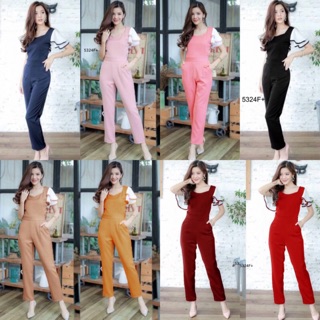 GN5324 **รบกวนสอบถามก่อนสั่งซื้อจ้า** Jumpsuit จั้มสูทขายาว