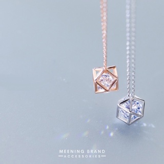 สร้อยคอ GEOMETRY DIAMOND : MINIMAL NECKLACE [02-0013]