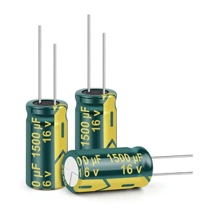 ตัวเก็บประจุ ความถี่สูง 16V 25V 50V High ESR Capacitor 100uF 220uF 330uF 470uF 1000uF 2200uF C คละยี่ห้อ 105องศา เอลน่า