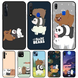 เคสโทรศัพท์มือถือ พิมพ์ลายอนิเมะ Bare Bears สําหรับ Vivo Y11 S Y5S Y20i Y20S Y12 Y15 Y17 Y19 Y53