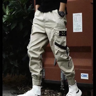 Cargo Pants【S-5Xl】กางเกงคาร์โก้ขนาดใหญ่สไตล์เกาหลีสําหรับผู้ชาย Cpmax