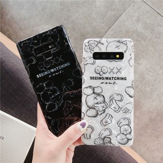 เคสโทรศัพท์ซิลิโคน ลายการ์ตูน KAWS SEEING WATCHING สำหรับ Samsung S20 Plus S20+ S10 Note10 Note10+ Note 8 Note 9 S8+ S9+