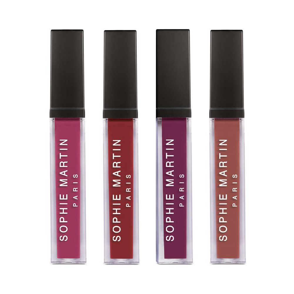 เครื่องสําอาง ลิปกลอส SOPHIE MARTIN 4 LIPGLOSS COSM192C REG1911 ORI MAKE UP KOREA PARIS ORI
