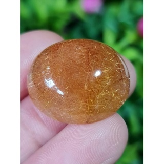 ไหมทอง ควอตซ์ Golden Rutilated Quartz 34.84 กะรัต Cts.