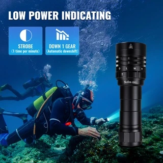 SOFIRN SD05 ไฟฉาย กันน้ํา 100 ม. 3000Lm XHP50.2 Led Ipx8 100 เมตร สําหรับดําน้ํา ไฟฉายฉุกเฉิน