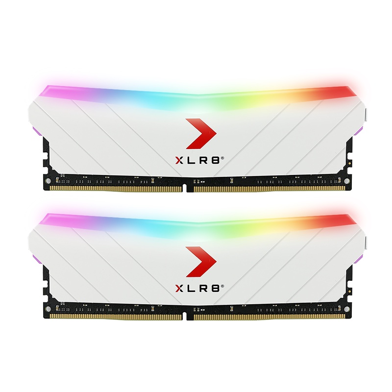 แรม PNY Ram XLR8 RGB DDR4 16GB BUS 3600MHz (8x2) สีขาว
