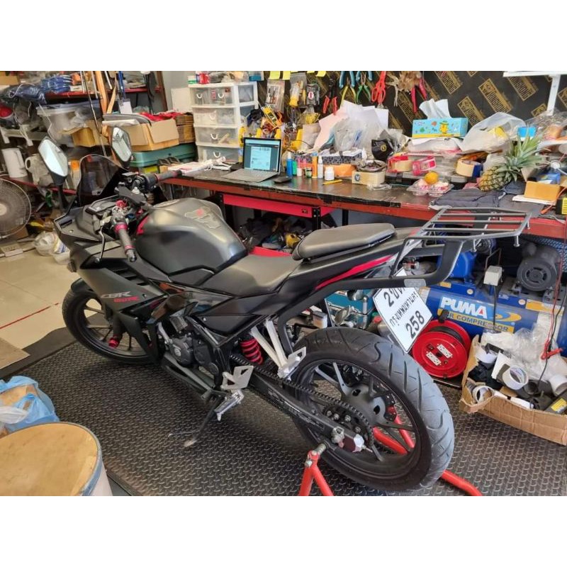 Rear Rack แร็คหลัง แร็คท้าย ตะแกรงท้าย ตะแกรงหลัง HONDA CBR150R 2019-2021 และ CBR150R 2022-2025
