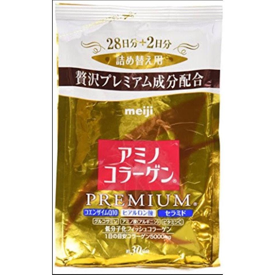 Meiji collagen premium แบบถุงเติม refill