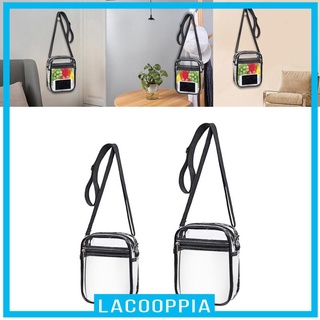 [lacooppia] กระเป๋าสะพายข้าง กระเป๋าชายหาด กระเป๋าสะพายไหล่ PVCแบบหนา แบบใส สําหรับแฟชั่น