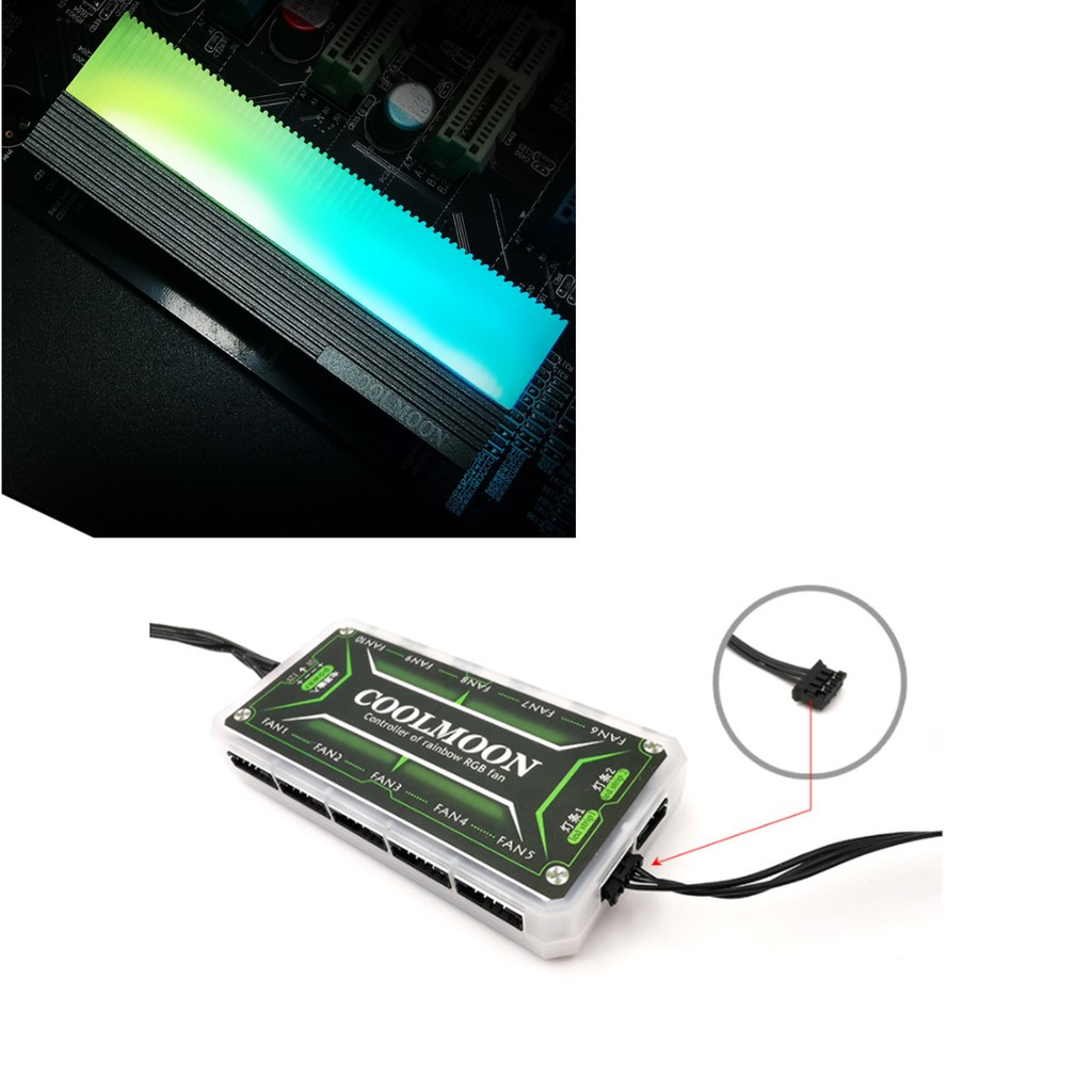 M2 RGB Heatsink ฮีทซิงค์ระบายความร้อนM2 SSD พร้อมไฟRGB