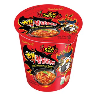 ราเมง บูลดักฮอตชิคเก้น 70 กรัม คัพ เแดง ซัมยัง 70g Hot Chicken Ramen, Ramen Samyang