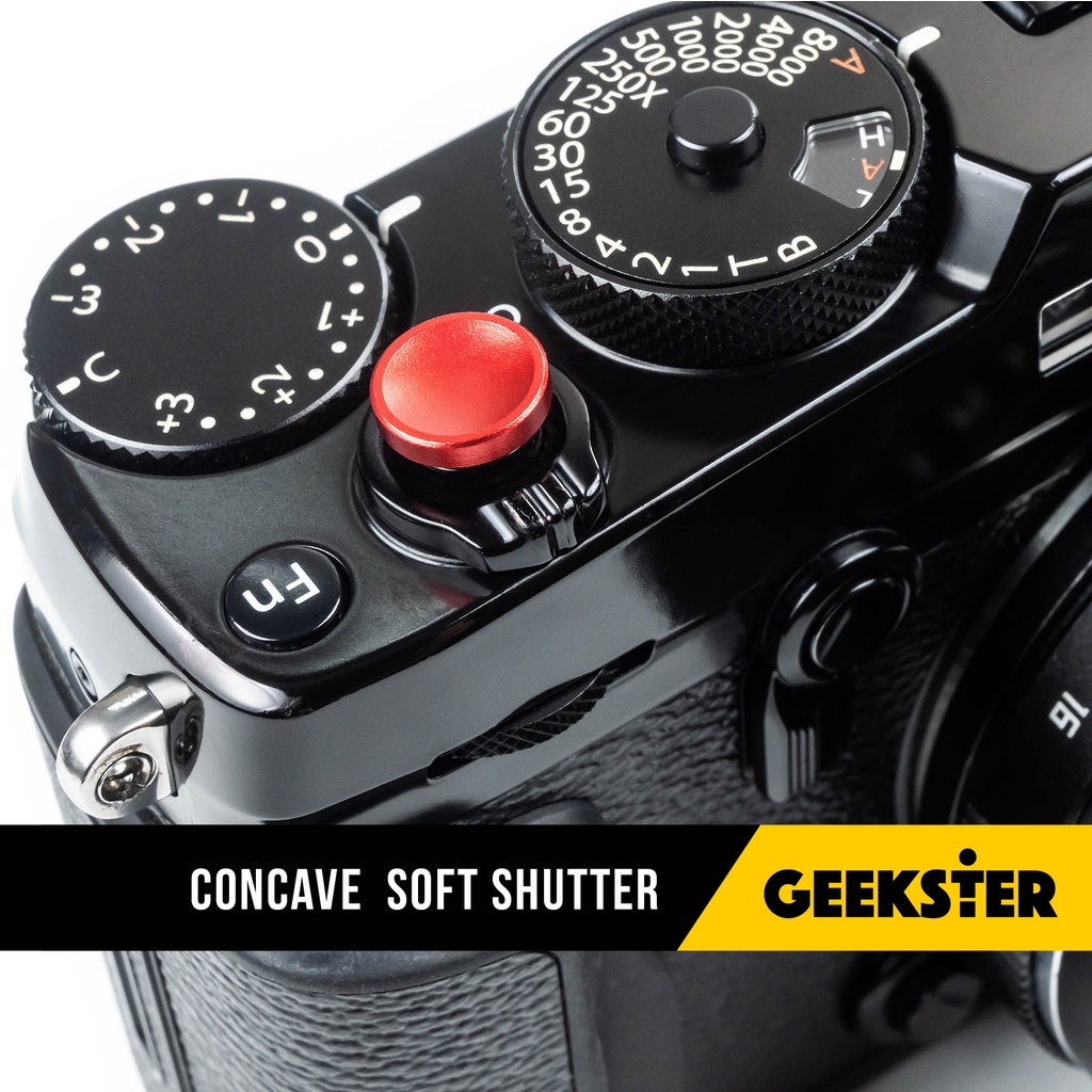 Others 59 บาท ปุ่มชัตเตอร์ แบบเว้า 3 สี Soft Shutter Release Button ( ปุ่มกดชัตเตอร์ 9mm มียาง แถมฟรี / Concave ) Cameras & Drones