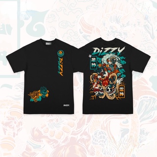 เสื้อทหาร - เสื้อยืดสําหรับผู้ชาย☁L. Raijin และ Fujin - เสื้อยืดคอลเลคชั่นไร้ขอบเขตสําหรับฤดูร้อนคล