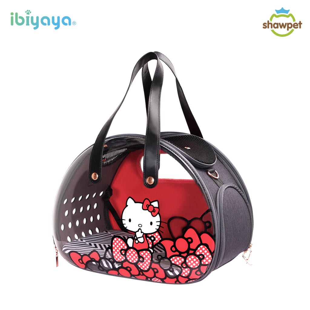 Ibiyaya กระเป๋าใส่สุนัข กระเป๋าใส่สัตว์เลี้ยง Hello Kitty The Bubble Hotel Semi รับน้ำหนักได้ 6 Kg.