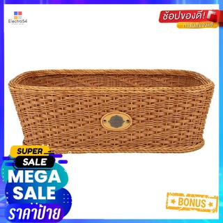 ตะกร้าผ้าเหลี่ยม MONARCH 54x28x18 ซม. สีน้ำตาลLAUNDRY BASKET MONARCH NATURE 54X28X18CM