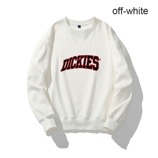 เสื้อกันหนาว คอกลม ปักลาย Dickies ของแท้ ไซซ์ M L XL House