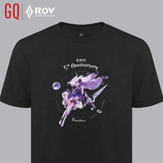 ❀⊕►GQ x ROV เสื้อยืดลิมิเต็ดอีดิชั่น ลาย Sinestrea  WaVe Dark Currents