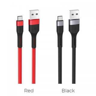 HOCO X34 สายชาร์จแบบเร็ว USB to TypeC, 1 เมตร (รับประกัน 1 ปี) สายชาร์จUSB 3.0A to USB Type-C ของแท้100%