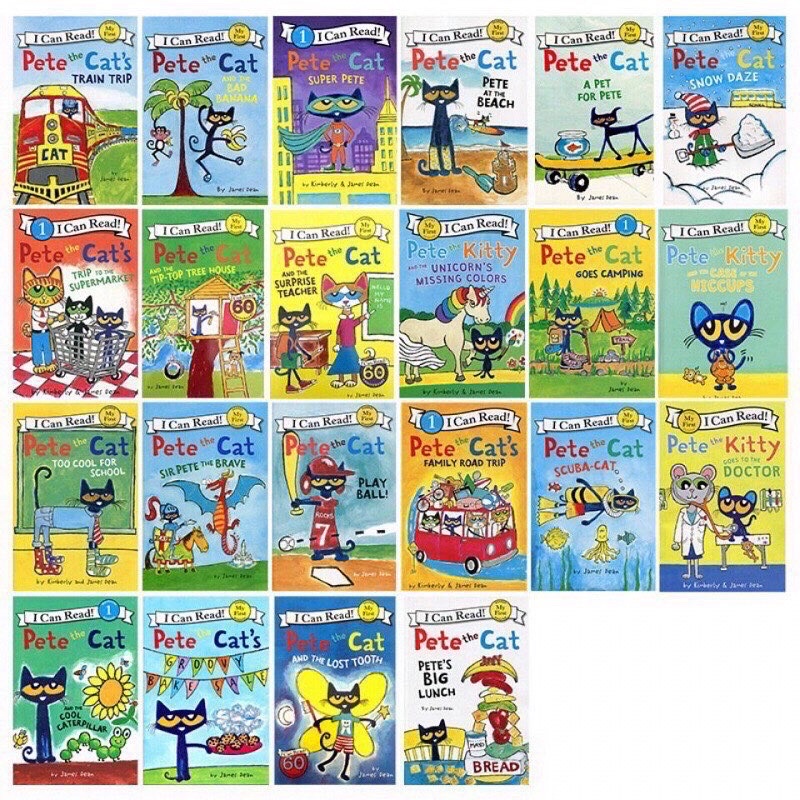 I Can Read: Pete the Cat 32 เล่ม (My First Reading and level 1) หนังสือนิทานฝึกอ่านภาษาอังกฤษสำหรับเด็ก