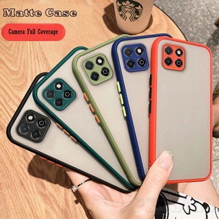 เคสโทรศัพท์แบบด้าน กันกระเเทก สำหรับ Realme C35 C25 C25s C21y C25y C30 C15 C12 C11 2021 C17 C21 Narzo 30A C20 กันกล้อง เคสใสกันกระแทก