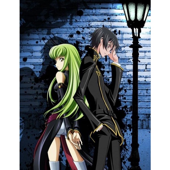 โปสเตอร์อนิเมะ Geass CODE (โปสเตอร์แบบกําหนดเองได้)