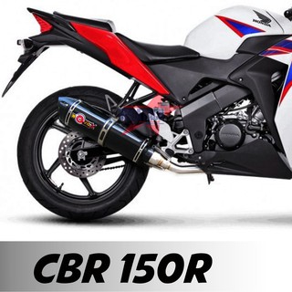 ท่อ รุ่น CBR 150R ตรงรุ่น ปลายสามเหลี่ยม พร้อมคอท่อ สแตนเลส ขนาด ยาว 35 กว้าง 10 สูง 10 ซม. อุปกรณ์ครบชุด ราคาพิเศษสุดๆ