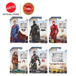 Hot Wheels 1:64 Basics Justice League Street Shaker Sold As Set 7 Cars ฮอตวิล 1:64 เบสิก จัสติสลีก สตรีท เชคเกอร์ ขายยกชุด 7 คันไม่ซ้ำแบบ (DWD02 CH)