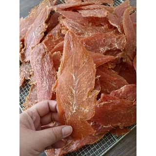 (อบใหม่ ทุกวัน)สันในไก่อบแห้ง แผ่นบาง ขนมสุนัขสันในไก่อบแผ่นบาง
