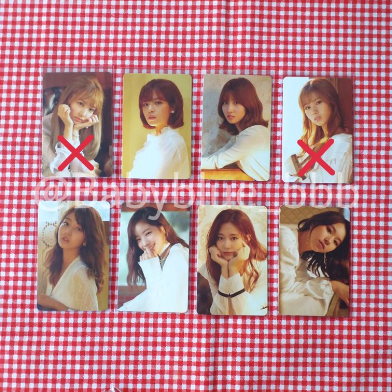 การ์ด twice photocard