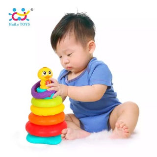 Stacking Rainbow Duck 🐥  ห่วงเรียงซ้อนเป็ด Huile Hola