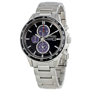 Seiko Solar Chronograph Alarm  SSC435P1 Mens Watch