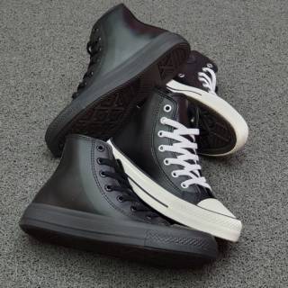 CONVERSE ALL STAR HIGH TRIPLE รองเท้าหนังสีดํา 38-43 รองเท้า…